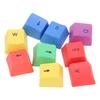 9Pcs Keycaps Colorful Gaming PBT Wearproof Anti Fatigue Comfortable Mechanical Keyboard Keycaps
