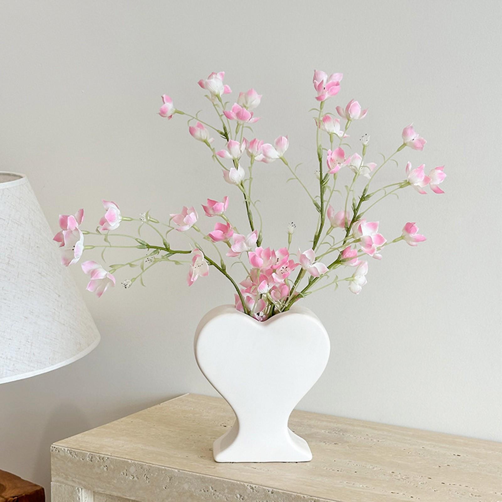 

Ваза Любви, Уникальная Декоративная Ваза, Подходит Для Дома, , Обеденного Стола, Центральное Украшение Обеденного Стола One Size белый