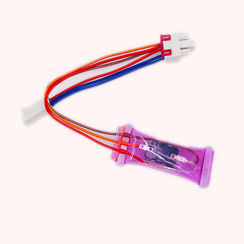 1Pcs Refrigerator Defrost Thermostat N12-5 Action Ac250V 10A Bimetal Defrost Thermostat Temperature Control Short Line 11Cm