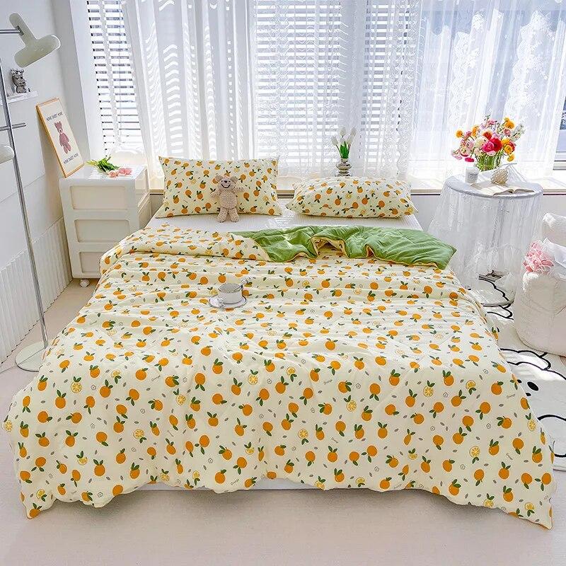 Summer Lightweight Thin Comforter Cooling Air-condition King Queen Size Quilt Throw Blanket Bedspread for Single Double Bed Sofa