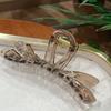 Elegant Large Bow Claw Clip - High-End Shark Hair Clip for Simple Updo Hairstyles, Women's Hair Accessory.