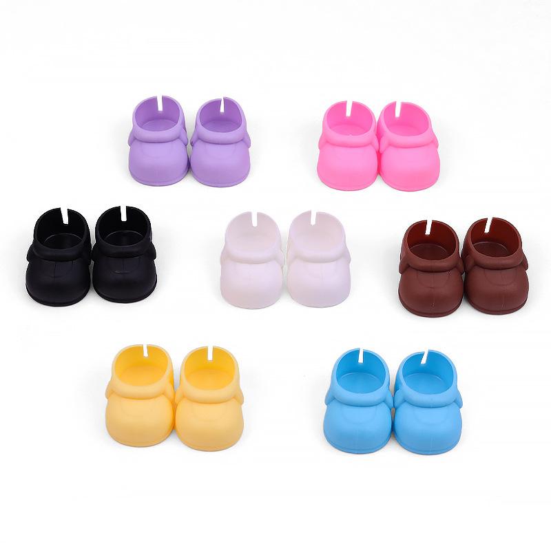 Doll'S Shoes Suitable For 24Cm Potato Doll Mia Plastic Sandals Diy Toy Accessories Handmade Doll Macaron Colored Rain Boots