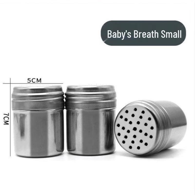 KangFuTao Stainless Steel Commercial BBQ Seasoning Shaker Set