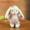 Plush Bunny Keychain With Movable Joints For Kids And Collectors