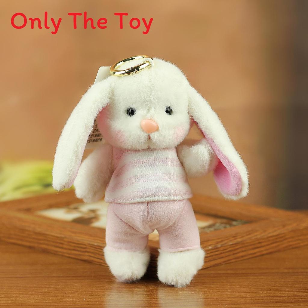Plush Bunny Keychain With Movable Joints For Kids And Collectors