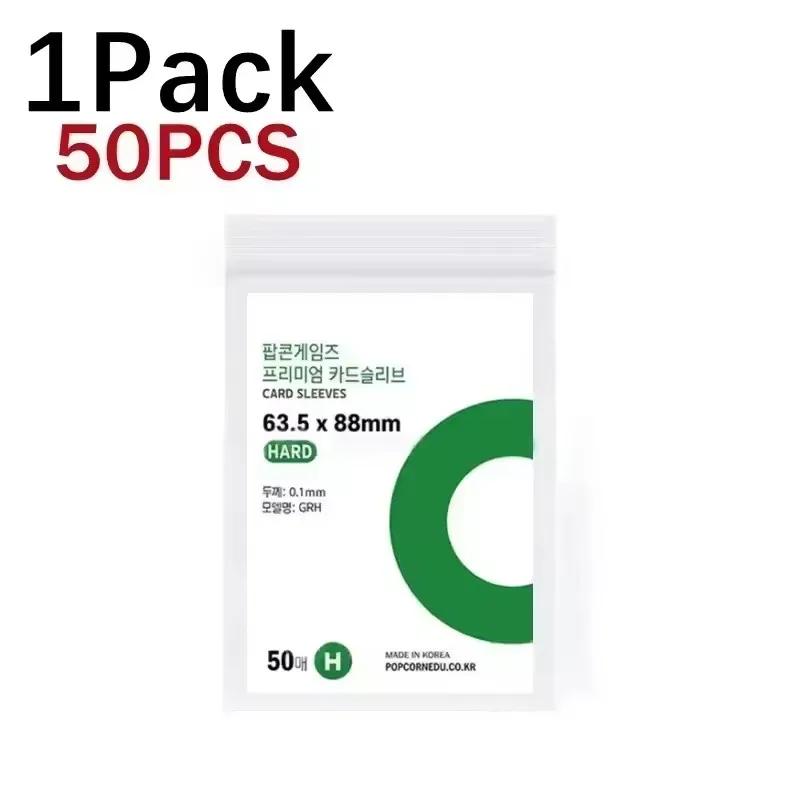 Ultra Thin Transparent Card Sleeves For Credit Cards Korean Kpop idol Photocard Popcorn DIY Clear Film Card Holder Protectors