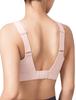 Yvette Sports Back Integrated Cross Plus Size S Pink Women's Bra, No-Slip, Hook, Cup, Wireless, Breathable, Back, U-Back, Fitness, Gym, Size, Running,