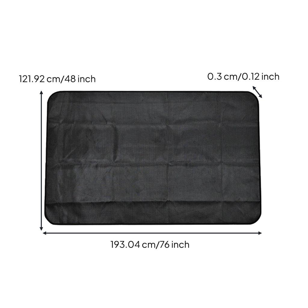 Silicone Fire Fireplace Mat Oil-Proof Fireproof BBQ Long-Lasting