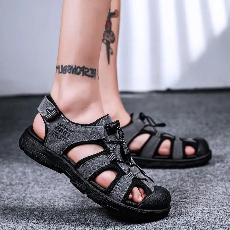 Daily Use Shoes for Men Eva Height Man Sandals With Platform Buy New Design 2024 Summer Sale Non-slip Casual Adult Trend Styles