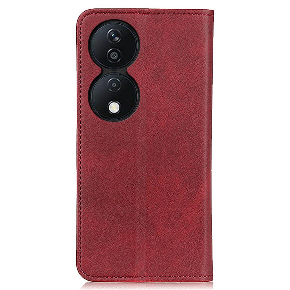For Honor X7b 4G/90 Smart/Play 50 Plus 5G Split Leather Case Wallet Cover Magnetic Closing