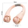 Rechargeable USB Bladeless Neck Fan with Adjustable Wind Speed and 360 Degree Airflow for Comfortable For Travel Cooling