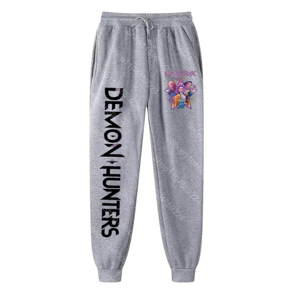 

Kpop Demon Hunter Pants Streetwear Men Women Jogging Sweatpants Print Running Trousers Sport Oversized Jogger Pants S