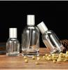30/50/100ml Clear Glass Perfume Spray Bottle, Empty Refillable Atomizer with Crimp Neck, Travel Sample Container