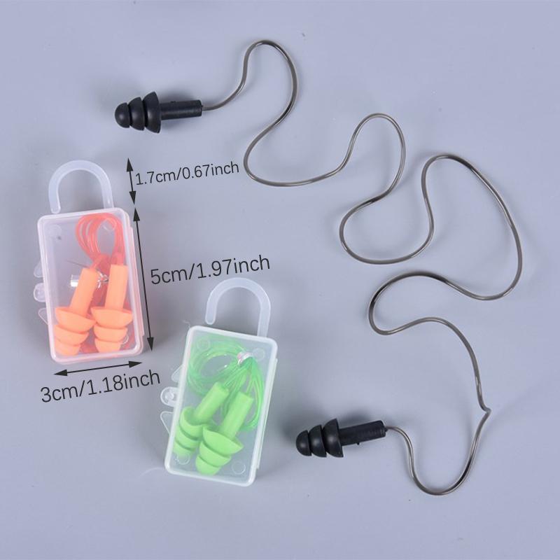 Bouchons d'oreille imperméables en Silicone, prévention du bruit du sommeil, réduction du bruit