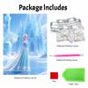 Disney Elsa Pearl Art Creative Pearl Style Artwork 5D DIY Pearl Embroidery Mosaic Cross-Stitch Kit for Home Decor