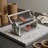 Manual Leather Skiver Splitter Adjustable Thickness Belt Skiving Tool for Craftsmen,