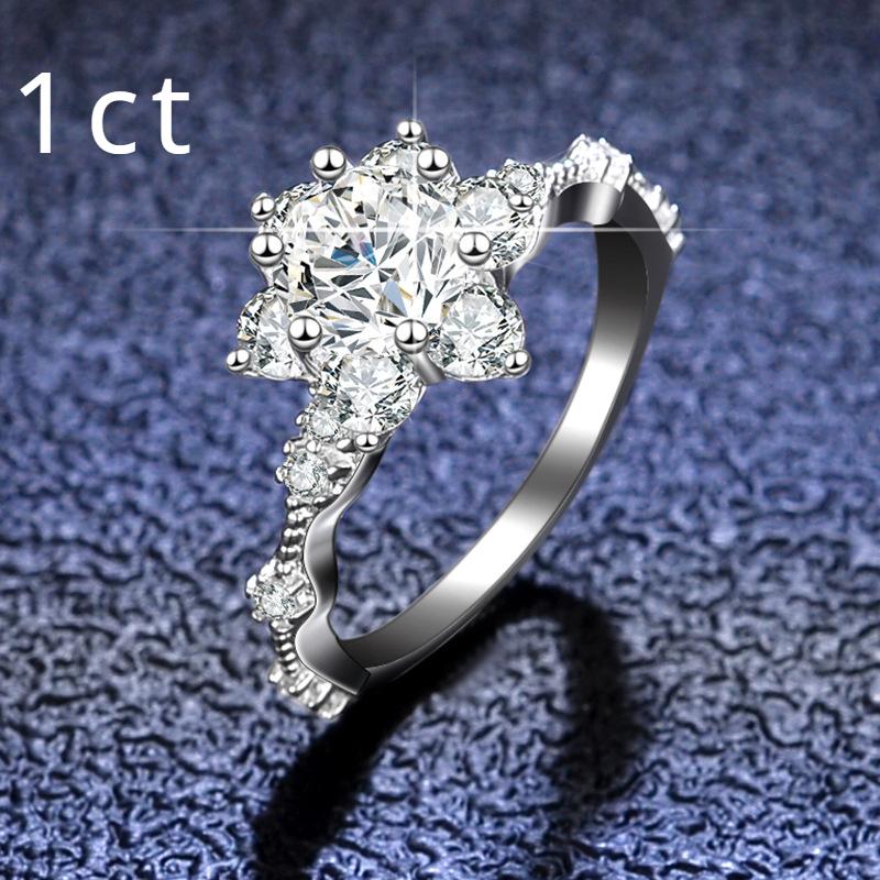 

Кольцо из стерлингового серебра S925, кольцо с муассанитом 5 карат для женщин, классическое кольцо с шестью когтями, предложение, обручальное кольцо, предложение, кольцо с бриллиантом, подарок 19