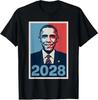 Obama 2028 Funny Political Patriotic Election Unisex T-Shirt
