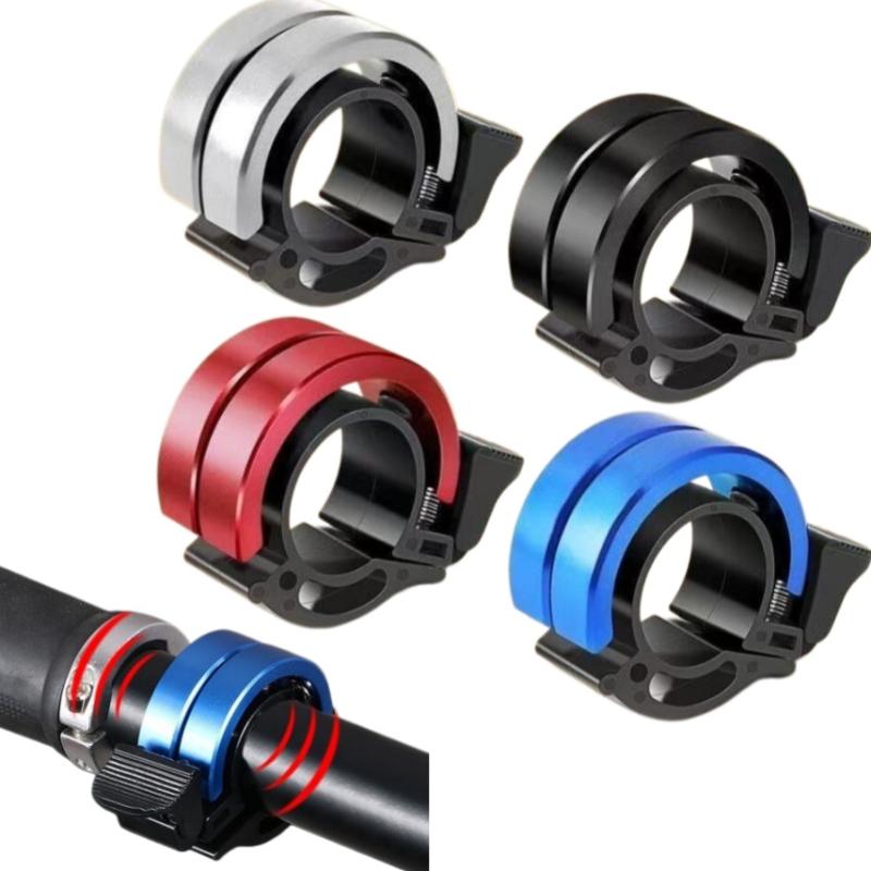 1Pcs Aluminum Alloy Invisible High-Pitched Bicycle Bell High-Quality Sound Suitable For Mountain Bikes And Road Bikes