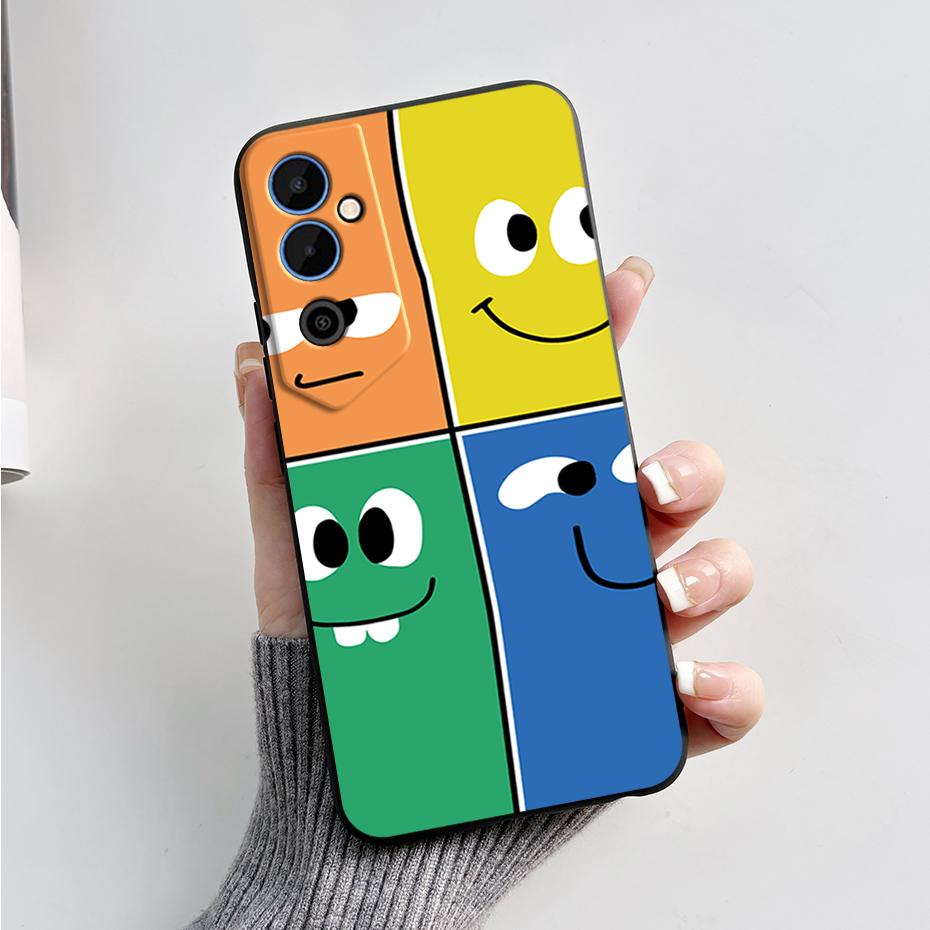 For Tecno Pova Neo 2 Case Pova Neo2 LG6n Cover Black TPU Soft Silicone Phone Case For Tecno Pova Neo 2 Coque Protective Fundas