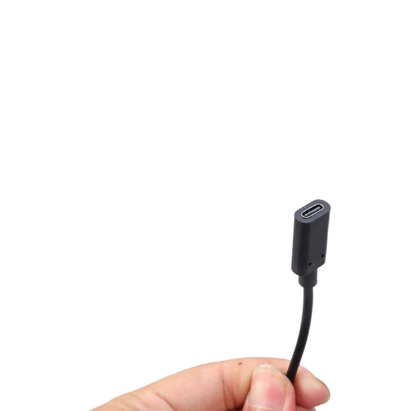 Multipurpose USB C Male To Small USB Male Cable with Dedicated 5V Charging Interfaces Plastic Texture for Mobile Devices