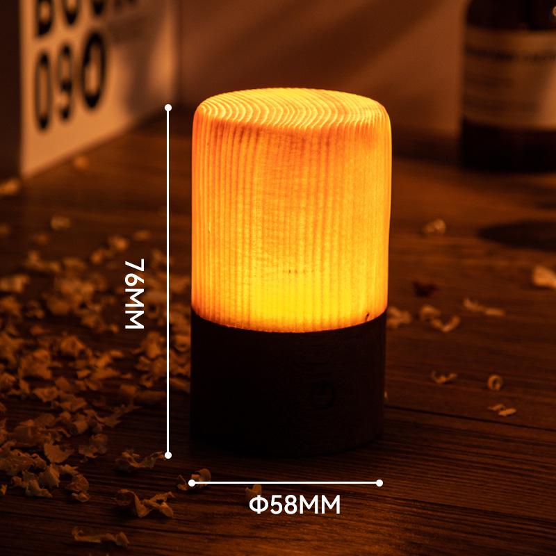 Gift Night Light: Cafe Atmosphere Lamp for Bedroom, Study, Outdoor Camping, and Picnic