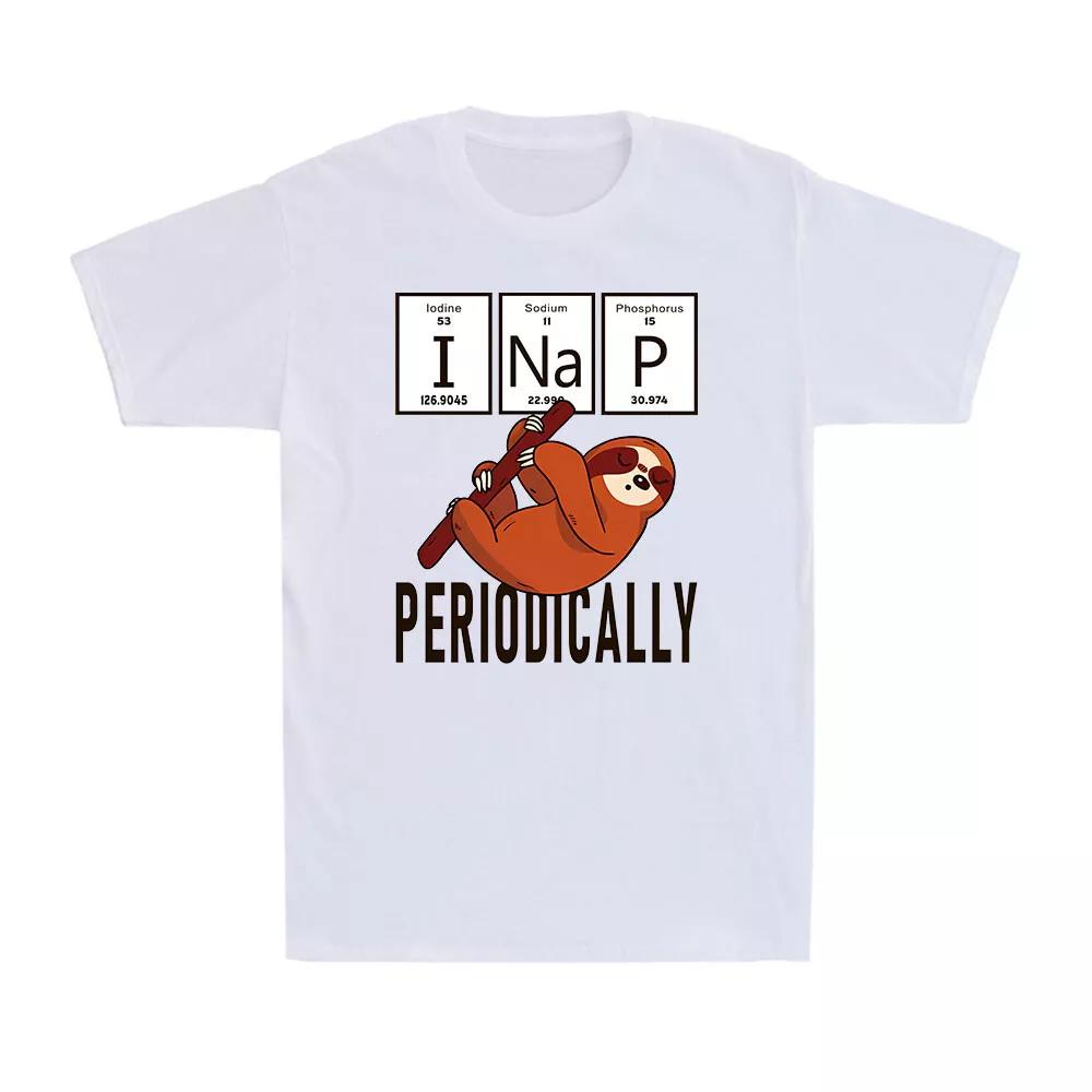 

Футболка с забавной химией Sloth Nap Periodically Periodically L