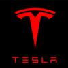 Car Sticker Tesla 2/4PSC Tesla Welcome Light for Tesla Model Y 3 S X Car Door LED Projector puddle lights Ultra-Bright Welcome L
