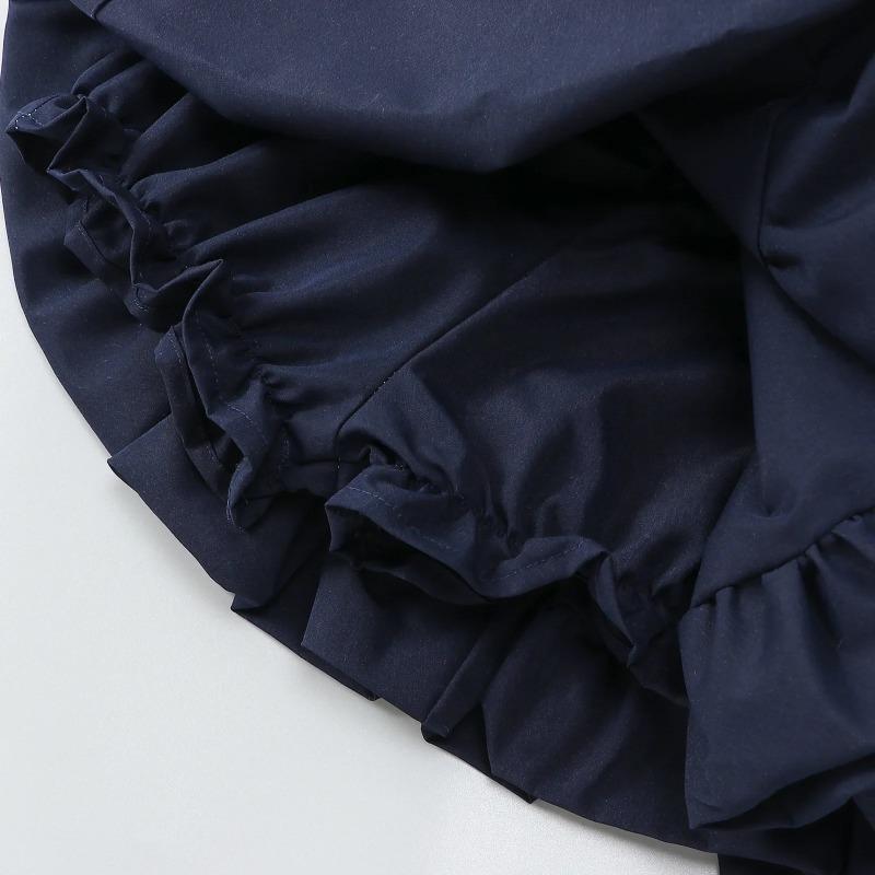 Summer Teen Girls Puff Skirt Retro Checkered High Waist A Line Mini Skirt for Kids Cute Bubble School Children Short Skirt