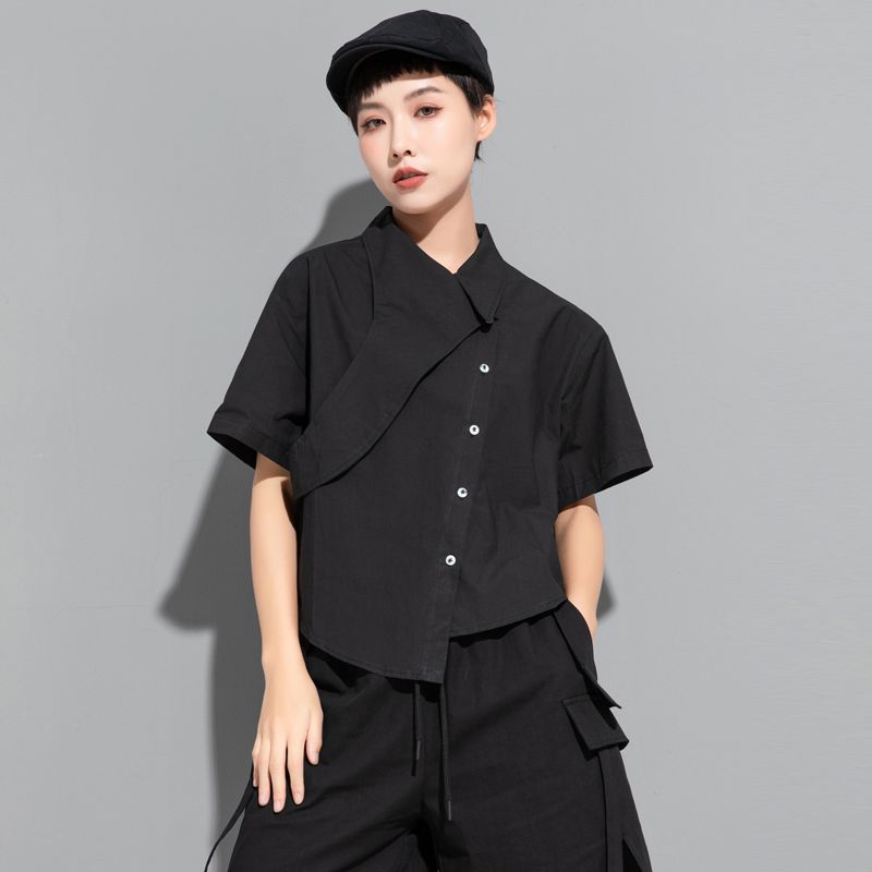 

Европейская и американская персонализированная модная футболка с коротким рукавом для лета 2023 года, представляющая особый интерес Black L