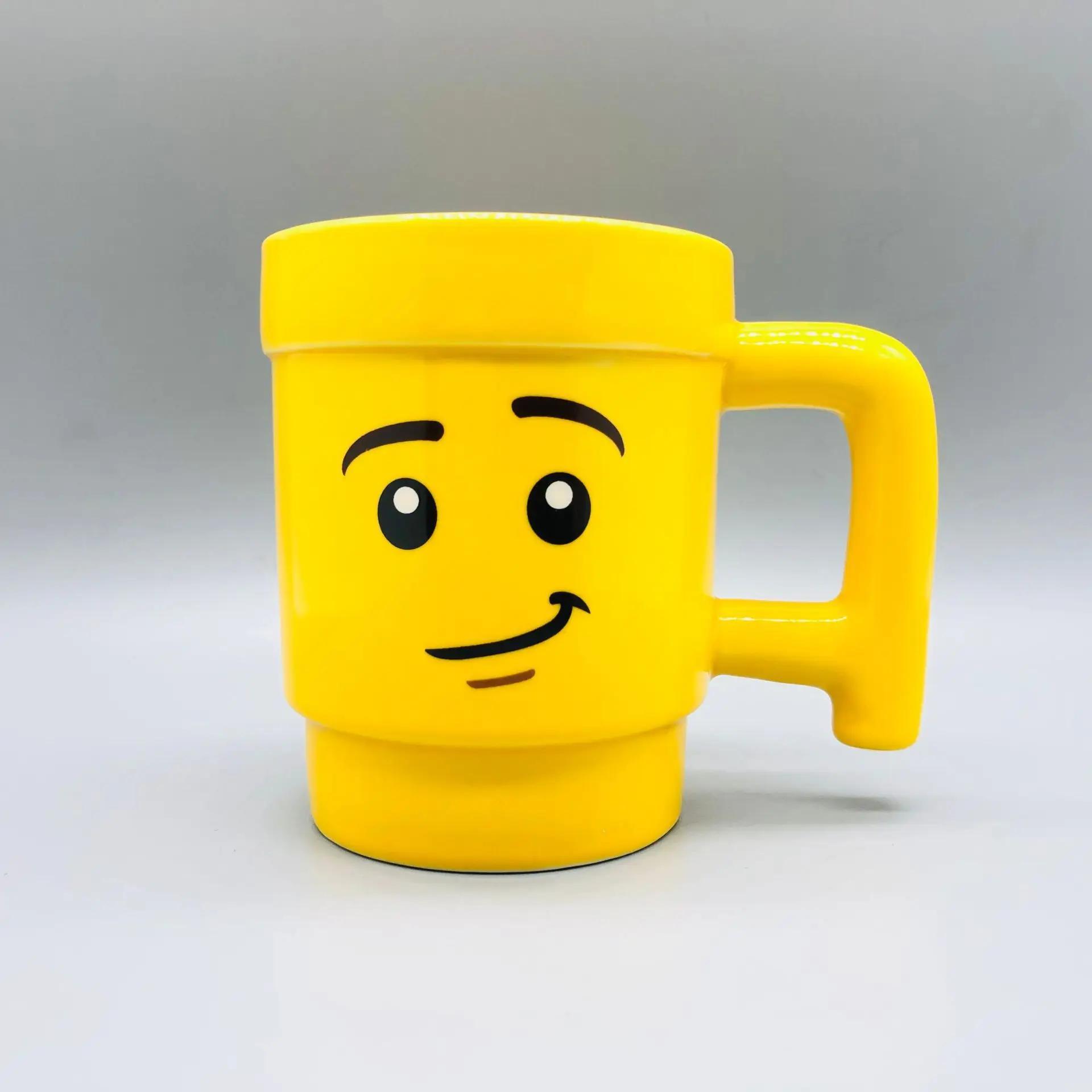 Ceramic Mug Cup 250ML Cute Smiley Face Ceramic Mug, Christmas Gift Funny Mug, Children s Drinking Cup Coffee Milk Ceramic Mug 250ml