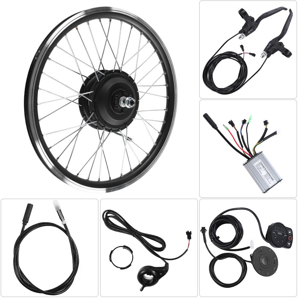 36V 250W Motor KT900S LED Display 20  Wheel E bike Conversion Kits (Front Motor)