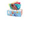 Early Educational Learning Motor Skills Development Gift Idea Infant Tissue Box Toy Montessori Style Tactile Pull Toy 10-count scarf