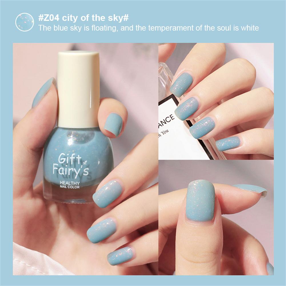 Water-Based Peelable Nail Polish No-Bake Nail Polish Nude Long Lasting Colorfast Nail Polish