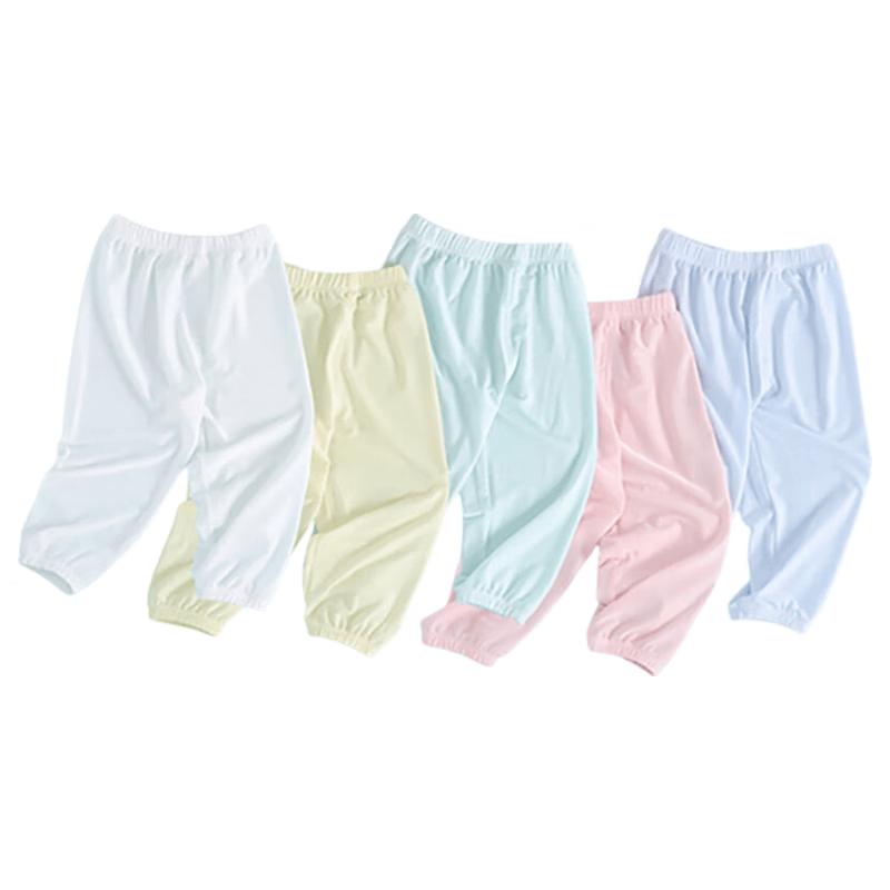 JOYNCLEON Baby Summer Thin Mosquito Repellent Ice Silk Mesh Pants 100