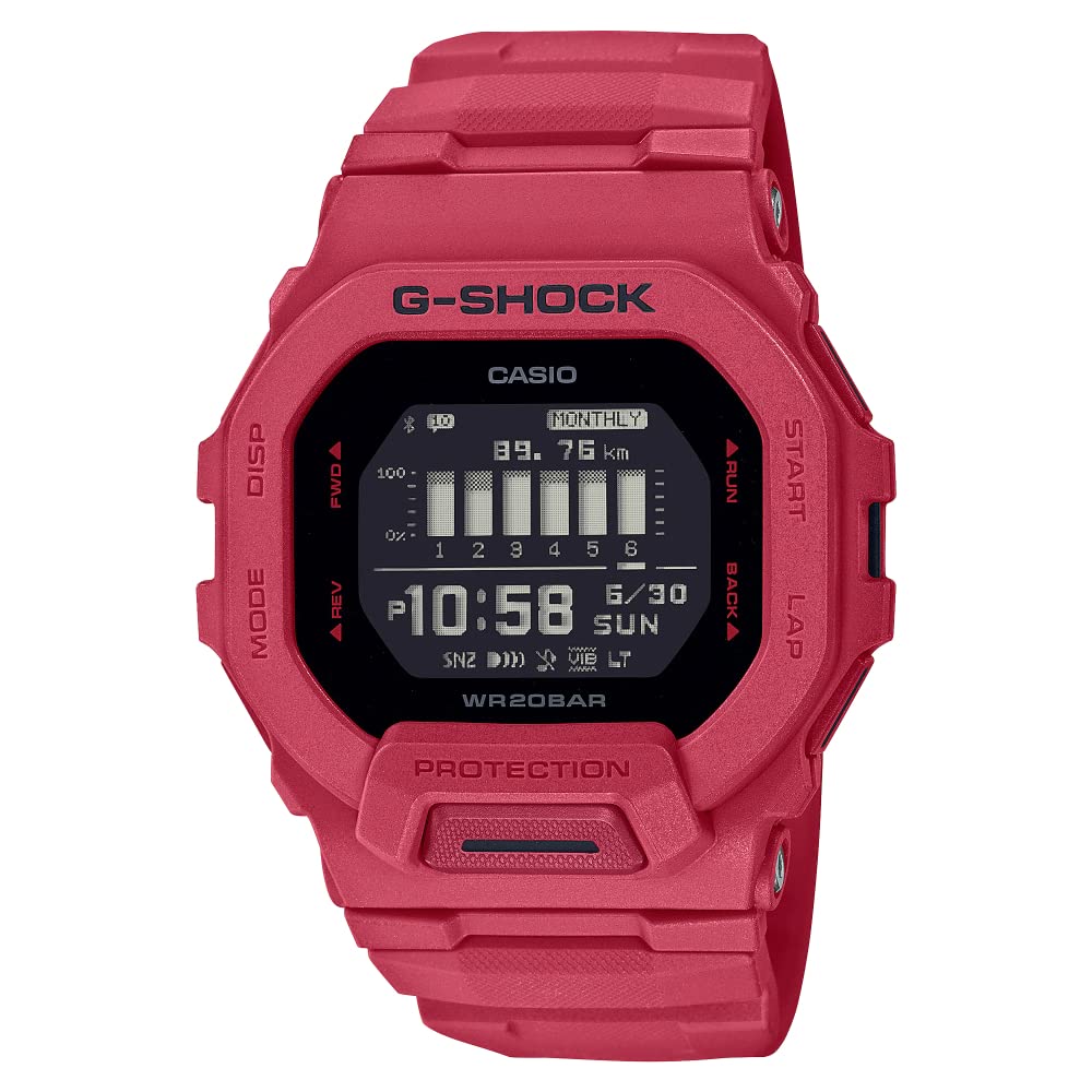

[Casio] CASIO G-SHOCK G-Squad GBD-200 Series World Time Quartz Мужские часы GBD-200RD-4DR [Параллельный импорт]