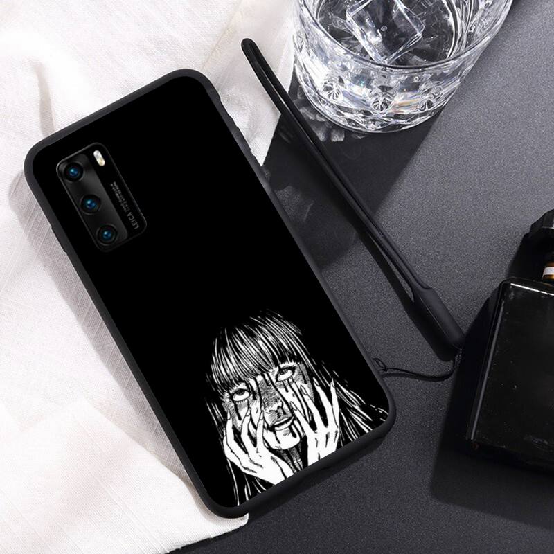 Horror Tomie Phone Case For Huawei Y6 Y7 Y9 Prime 2019 Y9s Mate 10 20 40 Pro Lite Nova 5t Silicone Cover