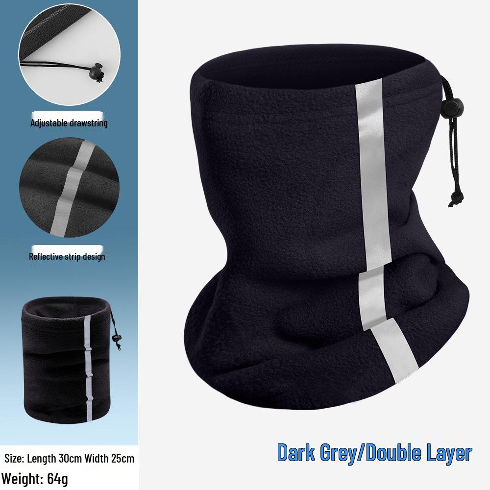 Adjustable Multifunctional Neck Warmer: Windproof Skiing & Cycling Gaiter for Autumn & Winter