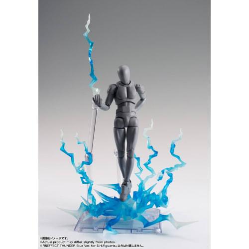 TAMASHII NATIONS Tamashii EFFECT THUNDER Blue Ver. for S.H.Figuarts, approximately 240mm, PVC & ABS figure effect parts