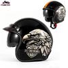 Retro Eagle Head Three-Quarter Motorcycle Helmet