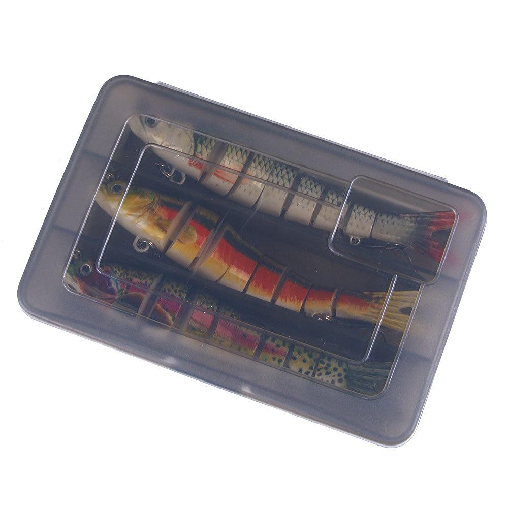 

Воблеры для рыбной ловли Приманки Воблеры для щуки 13,2 см 18 г Искусственная наживка для узловатой рыбы Рыболовная наживка в мешке 8 узлов Погружная жесткая наживка Многосекционная пластиковая наживка