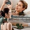 2 Heating Modes Neck Shoulder Massager Electric Heated Back Massagers Kneadin g Muscles Massage Pillow For Neck Waist Leg Body