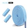1Pair Elastic Laces Without Ties Capsule Buckle Shoelace Sneakers Flat Shoes No Tie Shoelaces Kids Adult Shoe Accessories