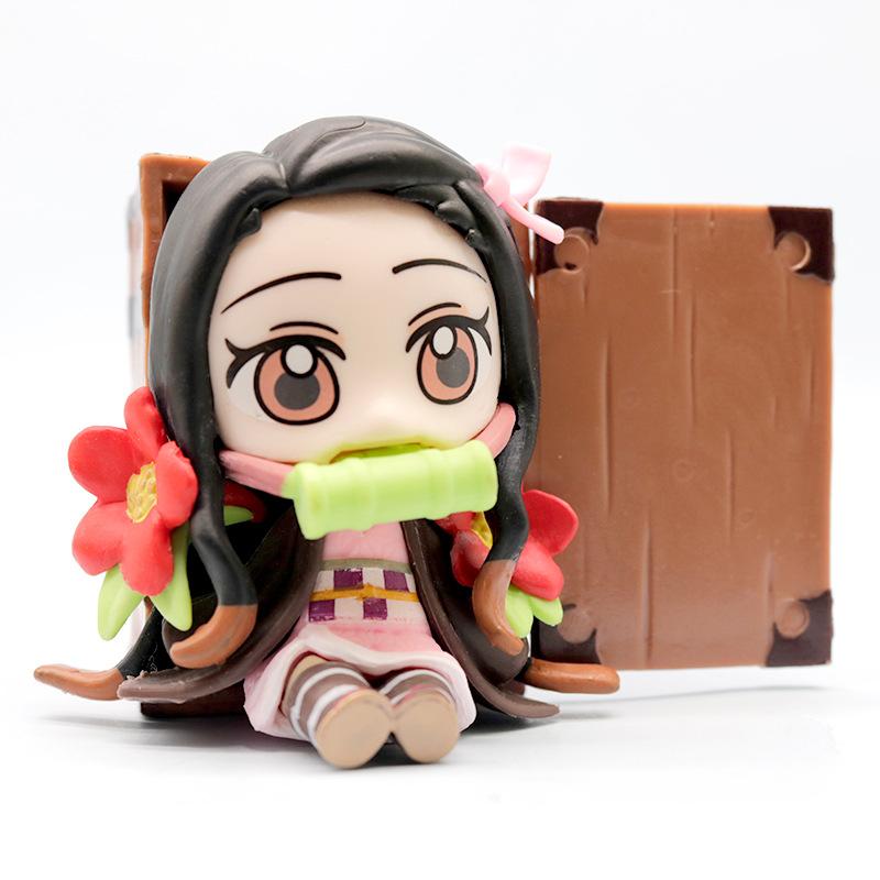 Anime Modelky Tanjirou Nezuko Zenitsu Kyoujurou Kanroji Panenky Akční figurky Hračky pro děti Dárek k narozeninám