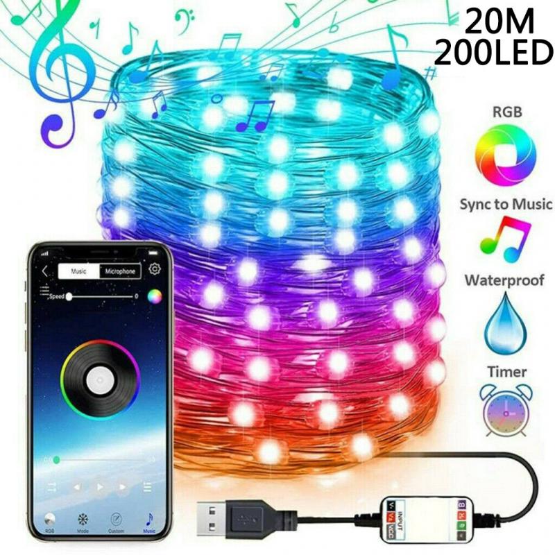 Buy Christmas Tree Decoration LED Lights Smart Bluetooth Personalized ...
