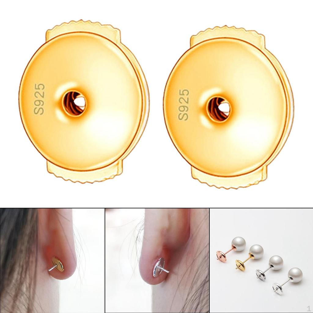 Chiusure per Orecchini Accessori Gioielli Tappi per Orecchini per Perni