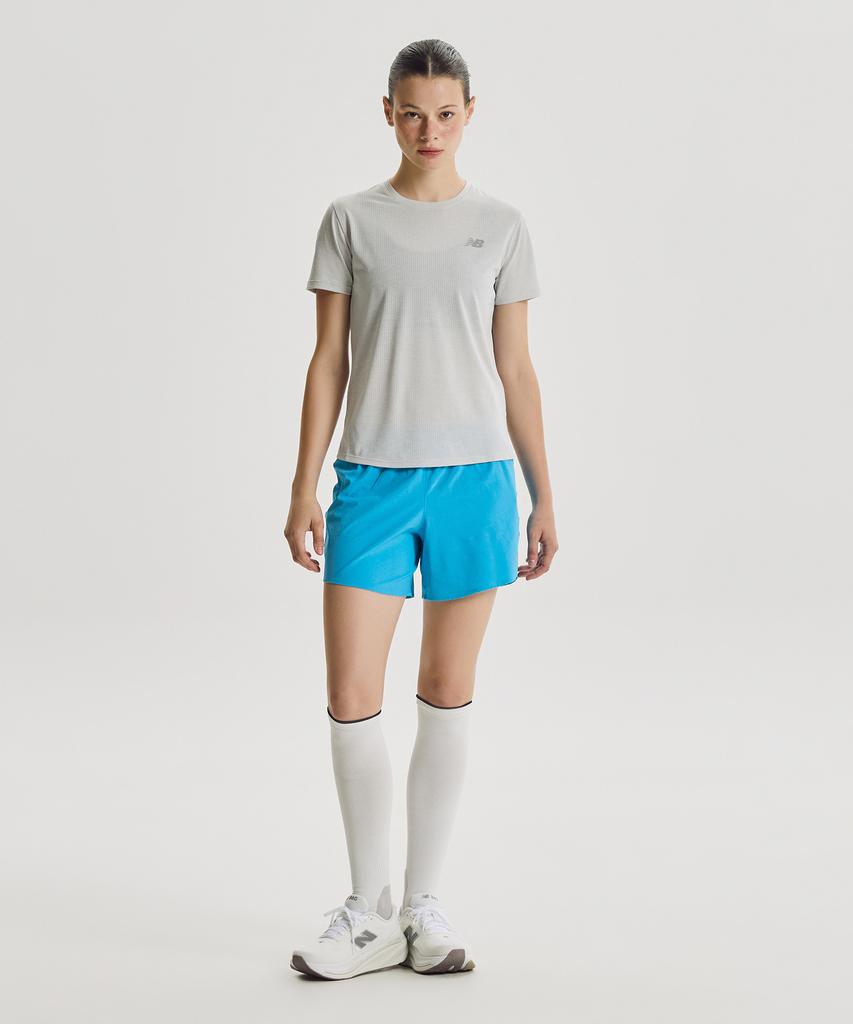 Nyuballanseu Nbneg36402 / Women Athletic Short Sleeve Tee (L/Gray)