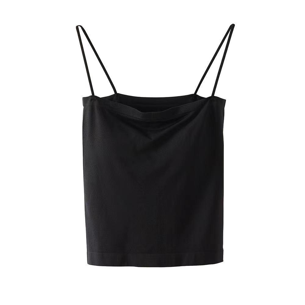 Women's Slimming Spaghetti Strap Camisole with Built-In Bra 