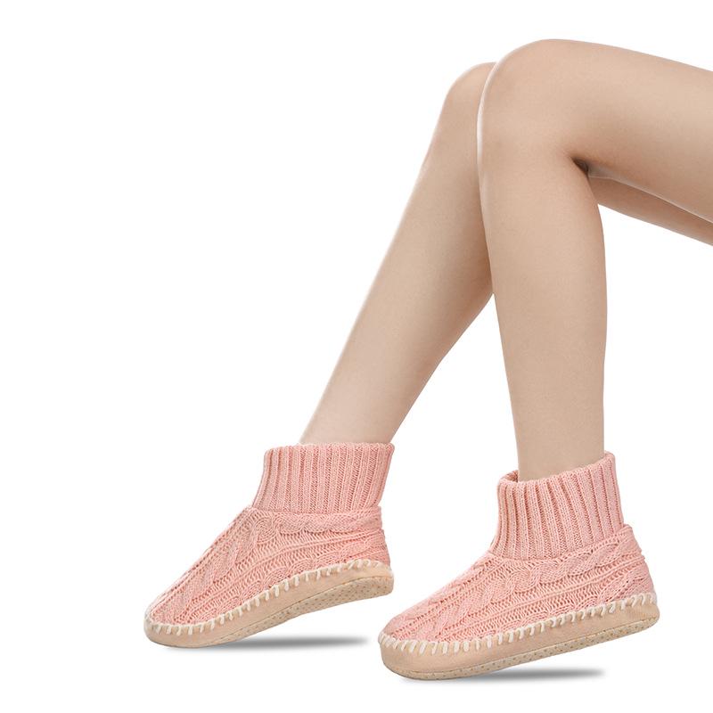 Women's Cotton Velvet Floor Socks Slippers - Soft Sole, Thickened, Maternity-Friendly, Plus Velvet
