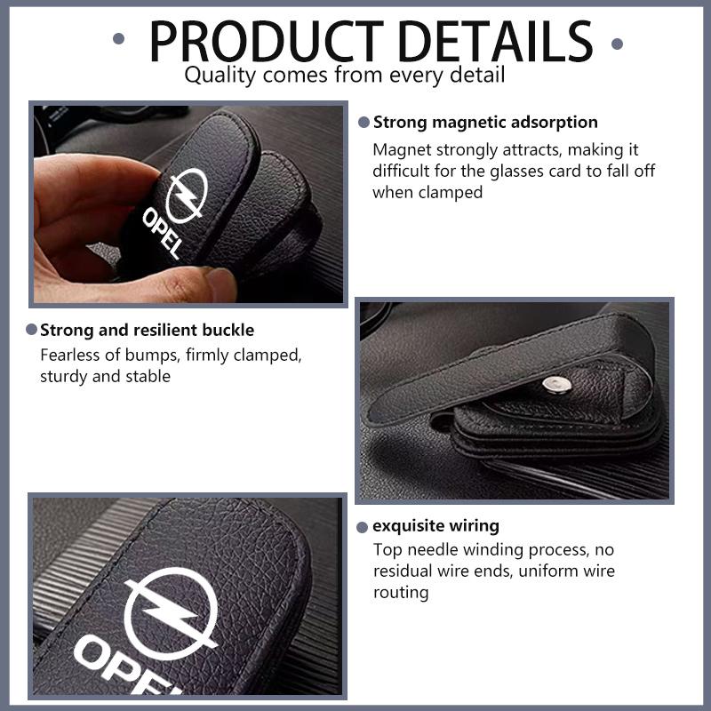 Multifunctional Car Sun Visor Glasses Holder Sunglasses Clip For Opel Insignia Astra G J F K Vectra C H Corsa C B D Omega